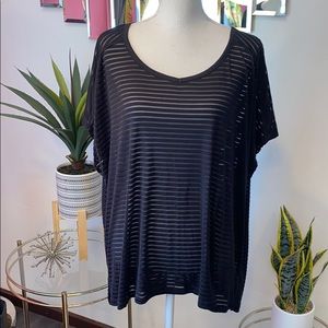 Northcrest black stripe T-shirt